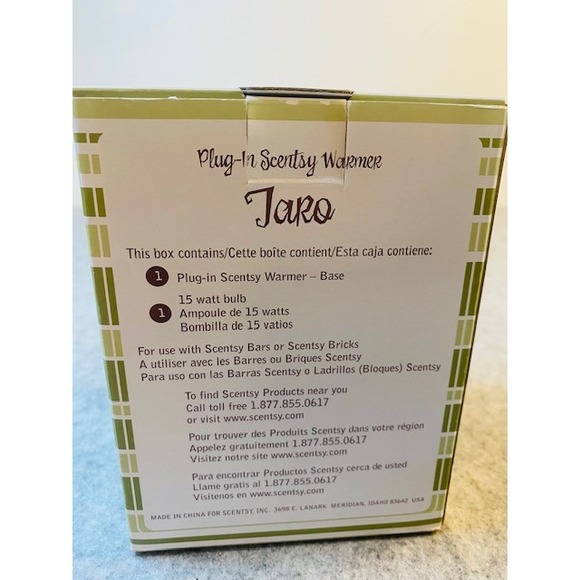 Scentsy Jaro Plug in Wax Warmer Base with 2 Coconut Lemongrass Wax Melts**NIB - Picture 7 of 7
